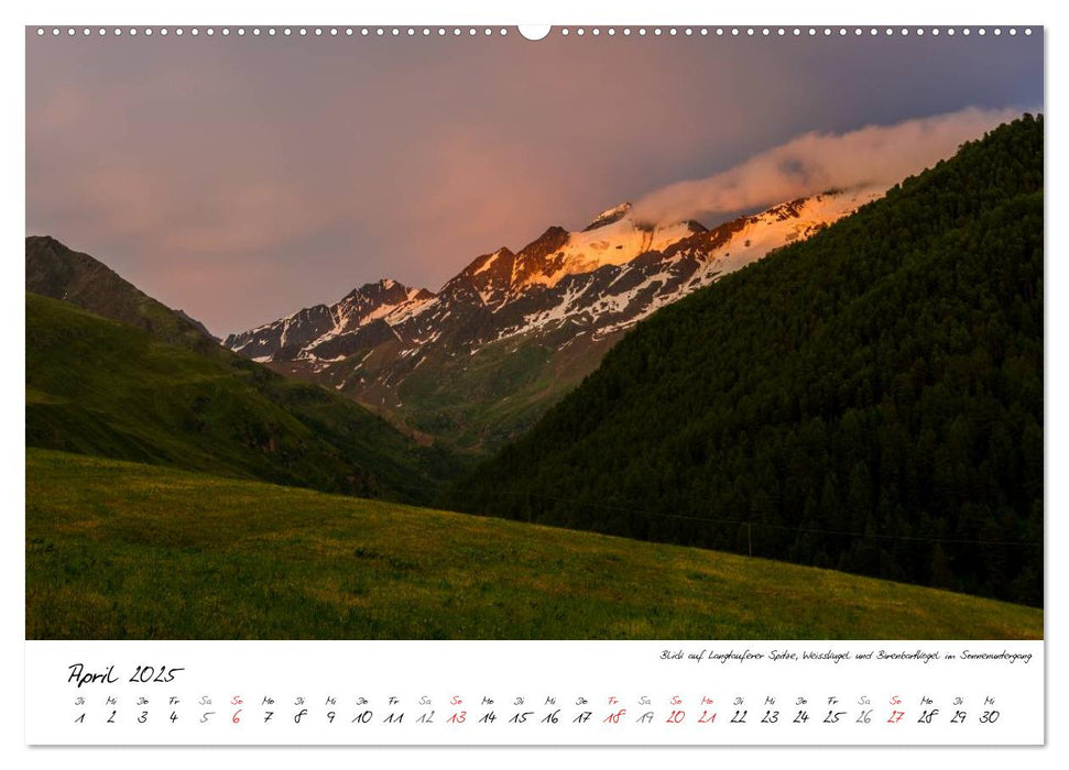 Rund um den Reschenpass (CALVENDO Premium Wandkalender 2025)