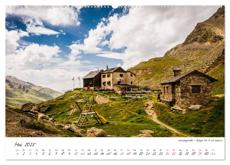 Rund um den Reschenpass (CALVENDO Premium Wandkalender 2025)