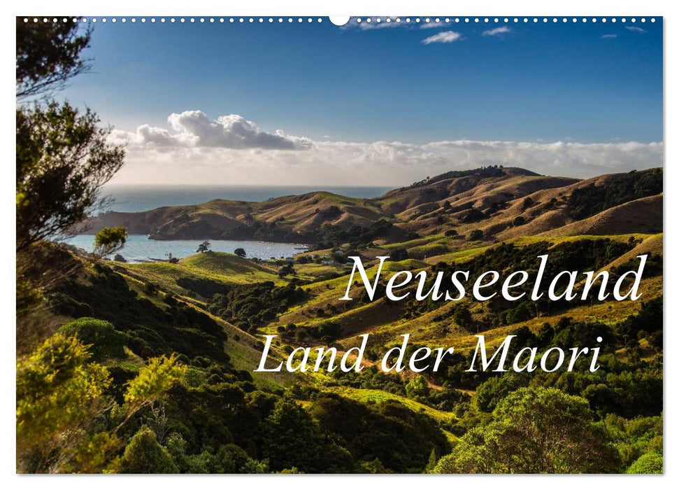 Neuseeland - Land der Maori (CALVENDO Wandkalender 2025)