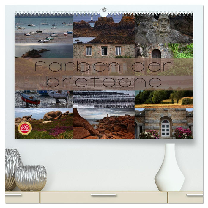 Farben der Bretagne (CALVENDO Premium Wandkalender 2025)