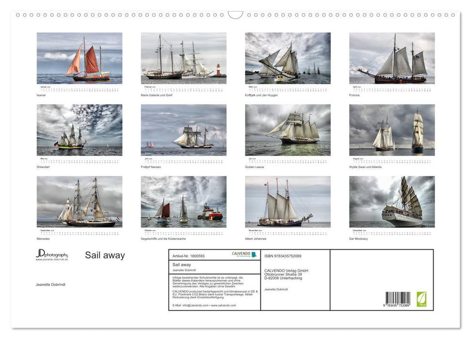 Sail away (CALVENDO Wandkalender 2025)