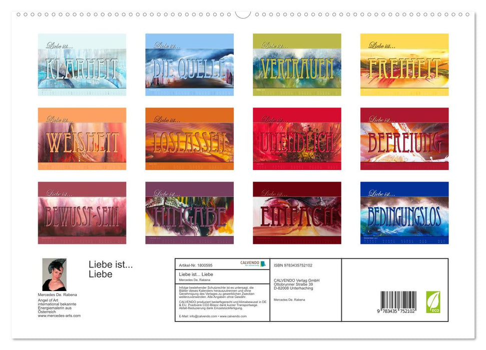 Liebe ist... Liebe (CALVENDO Premium Wandkalender 2025)