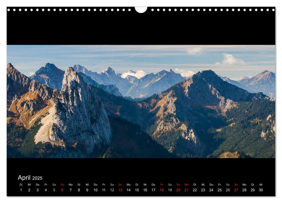 Alpenrand zwischen Isar und Lech (CALVENDO Wandkalender 2025)