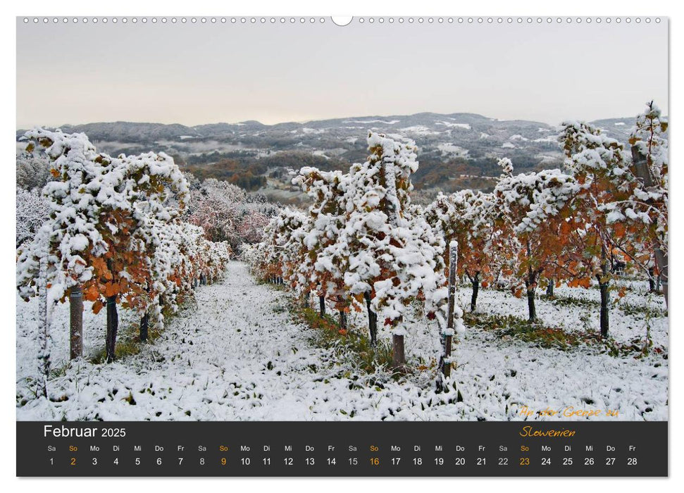 Die Südsteirischen Weinstrasse (CALVENDO Premium Wandkalender 2025)