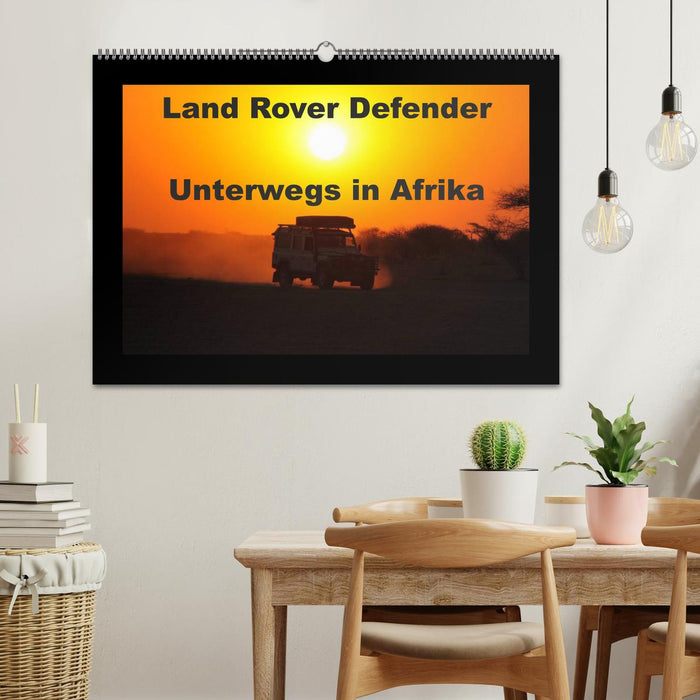 Land Rover Defender - Unterwegs in Afrika (CALVENDO Wandkalender 2025)