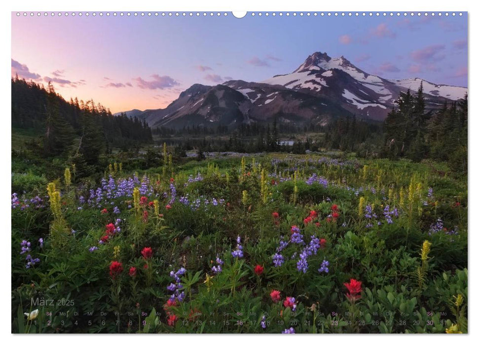 Land im Licht - Berge und Küsten in Oregon und Washington - von Jeremy Cram (CALVENDO Wandkalender 2025)