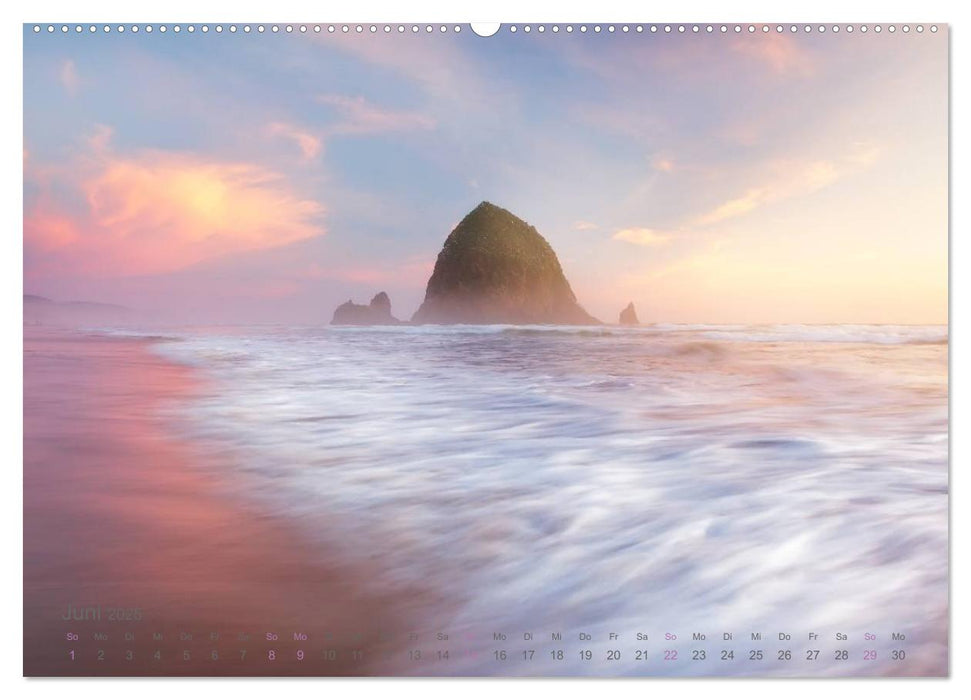 Land im Licht - Berge und Küsten in Oregon und Washington - von Jeremy Cram (CALVENDO Wandkalender 2025)