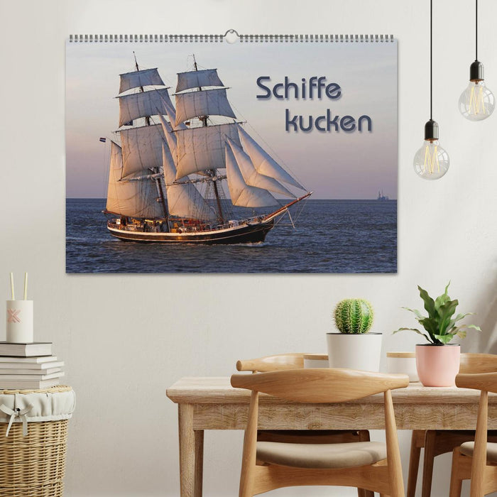 Schiffe kucken (CALVENDO Wandkalender 2025)