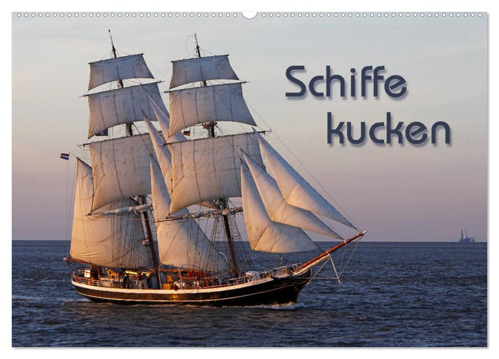 Schiffe kucken (CALVENDO Wandkalender 2025)