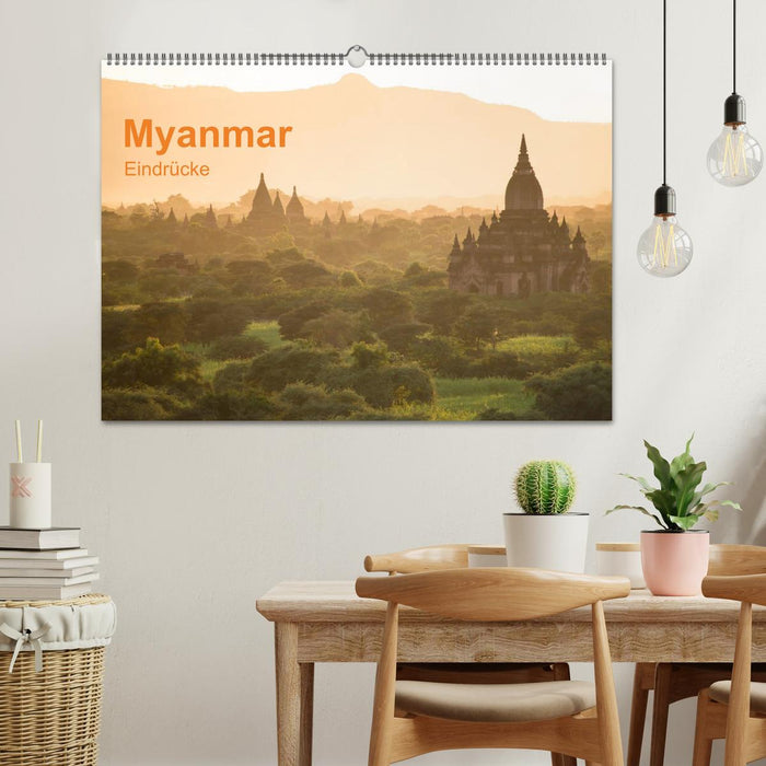 Myanmar - Eindrücke (CALVENDO Wandkalender 2025)