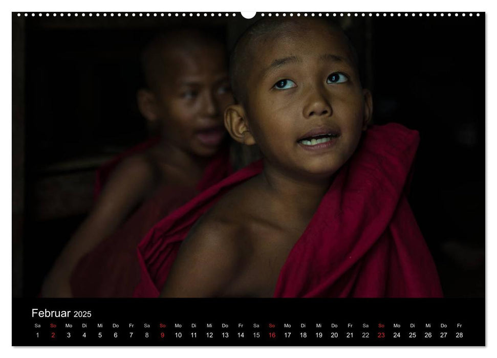 Myanmar - Eindrücke (CALVENDO Wandkalender 2025)