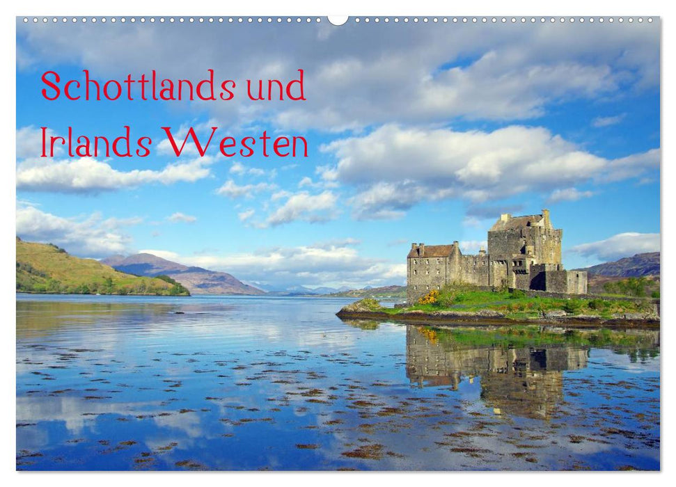 Schottlands und Irlands Westen (CALVENDO Wandkalender 2025)