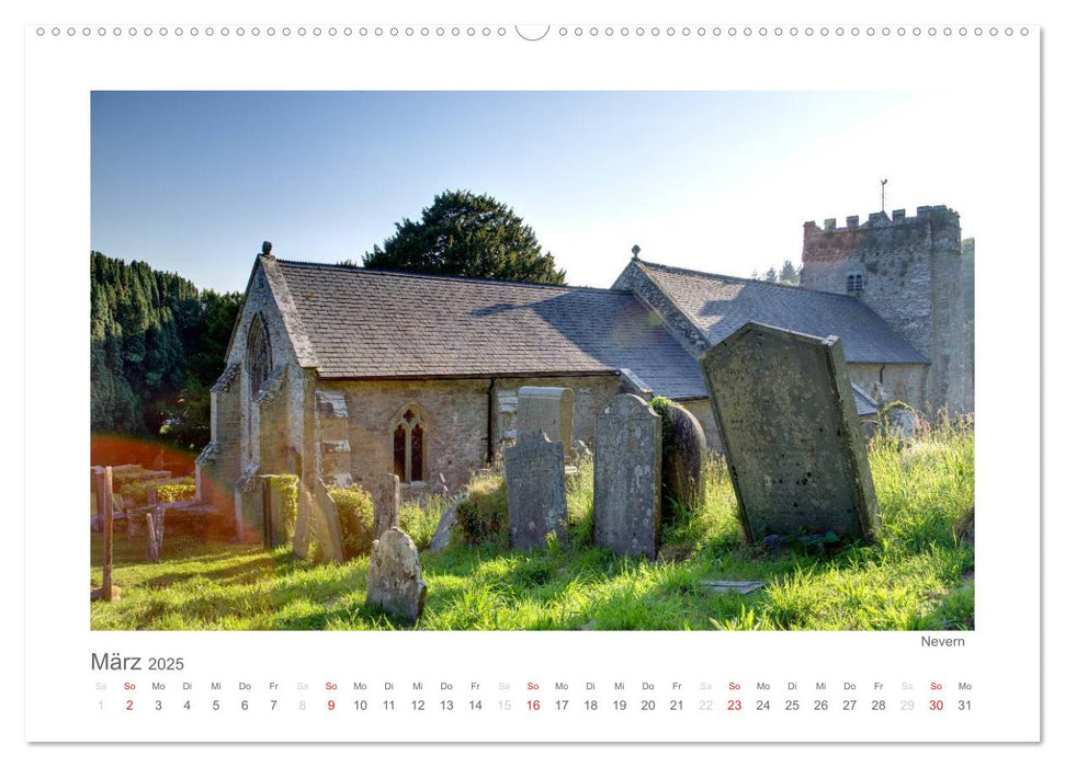 Wales / AT-Version (CALVENDO Premium Wandkalender 2025)