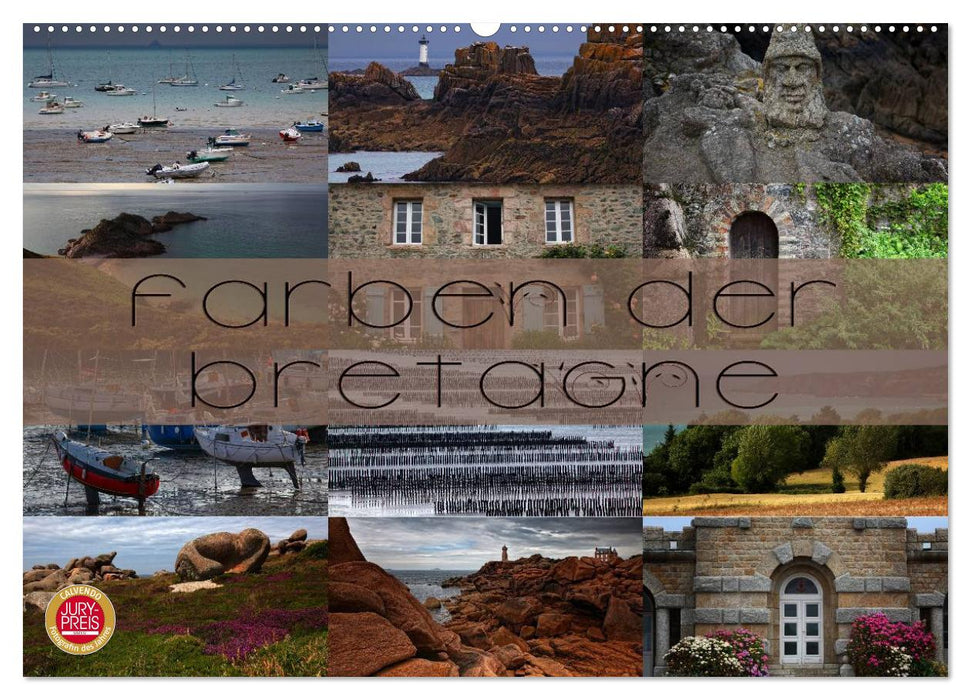 Farben der Bretagne (CALVENDO Wandkalender 2025)