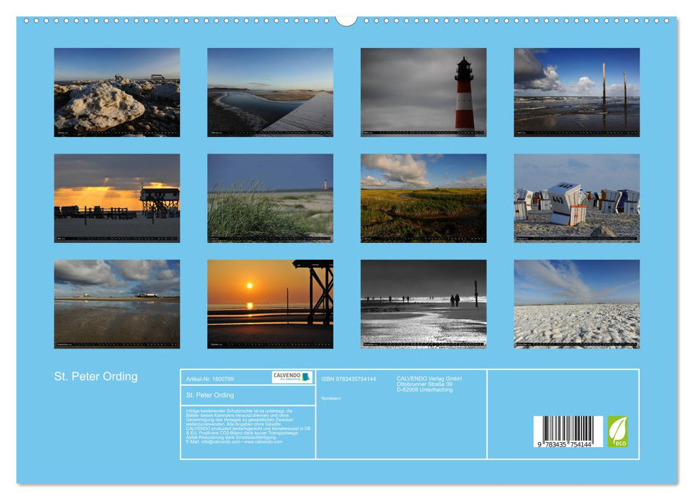 St. Peter Ording (CALVENDO Premium Wandkalender 2025)