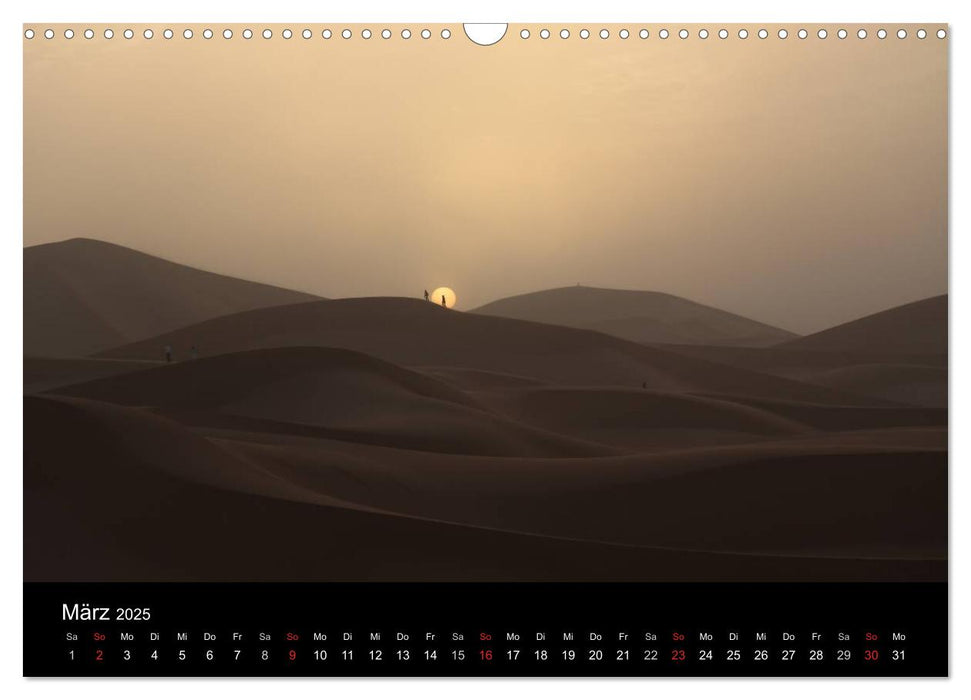 Sinfonie der Wüste (CALVENDO Wandkalender 2025)