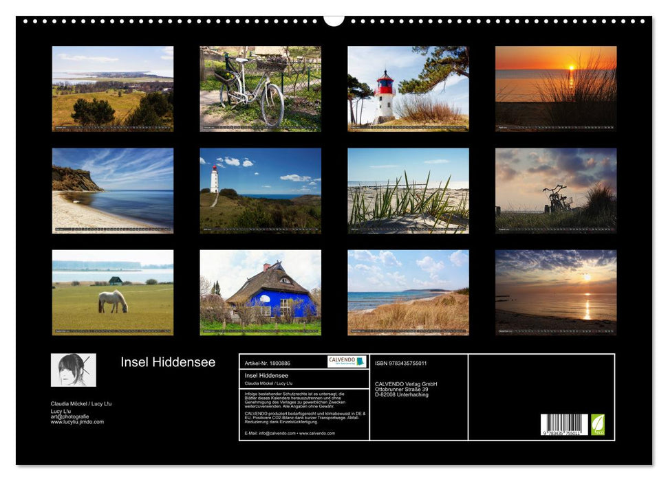 Insel Hiddensee (CALVENDO Wandkalender 2025)