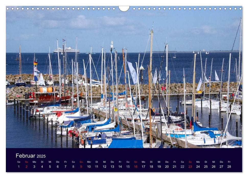 Rund um die Kieler Förde (CALVENDO Wandkalender 2025)