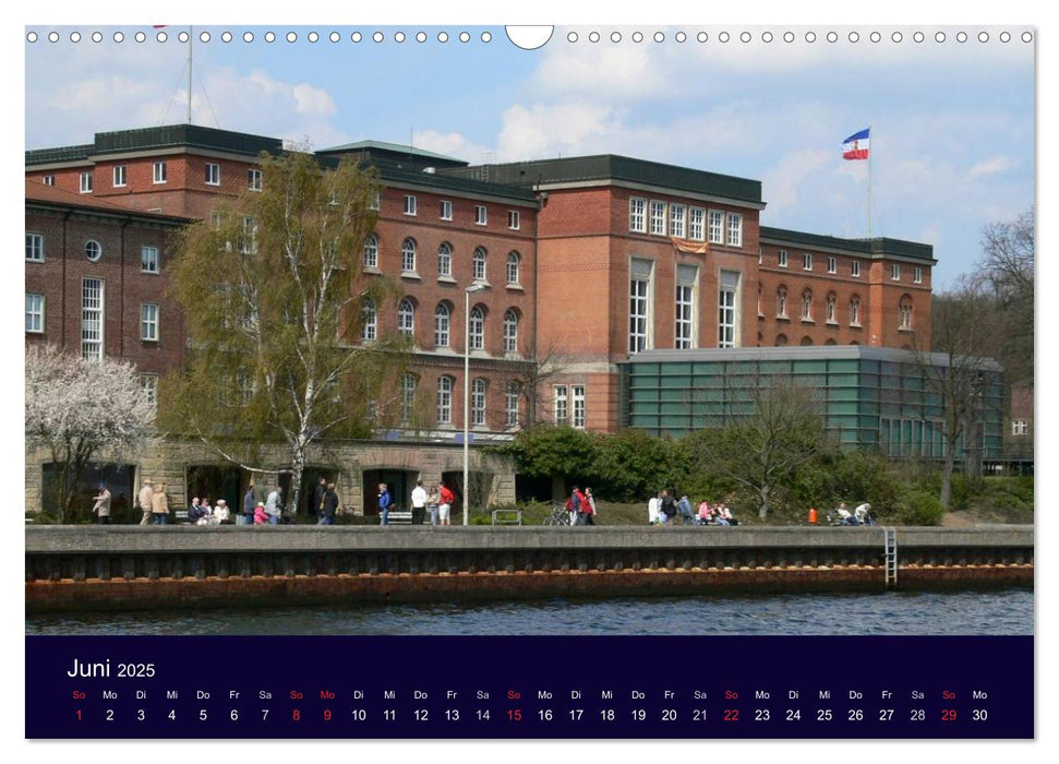 Rund um die Kieler Förde (CALVENDO Wandkalender 2025)