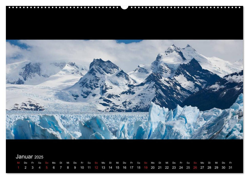 Patagonien - Ungezähmtes Land (CALVENDO Premium Wandkalender 2025)