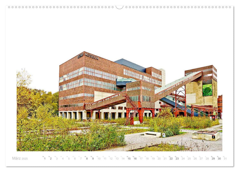 Zeche Zollverein. Weltkulturerbe. (CALVENDO Premium Wandkalender 2025)