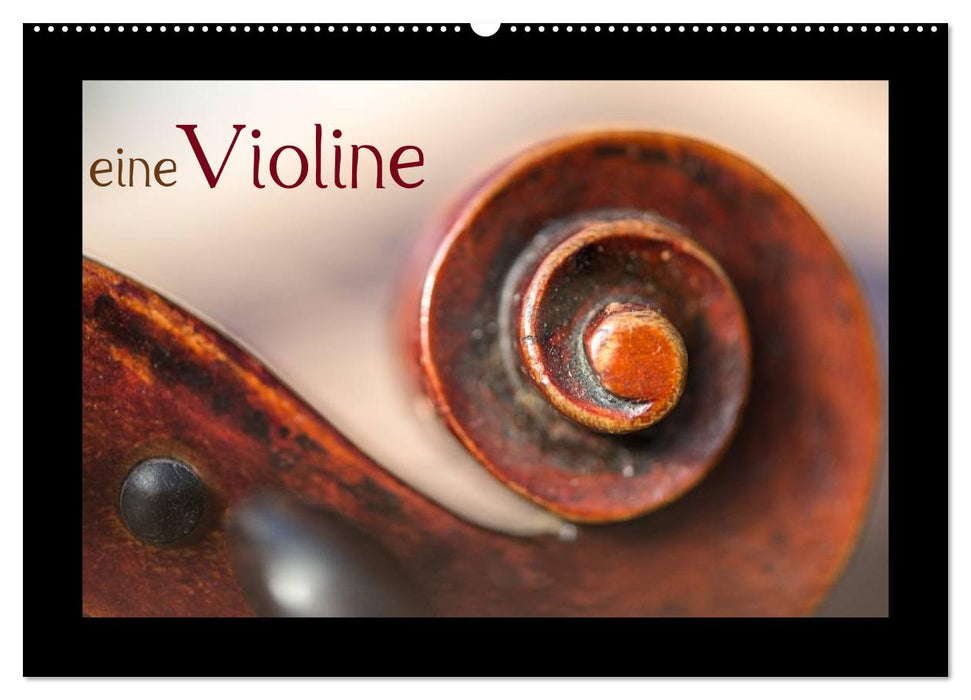 eine Violine (CALVENDO Wandkalender 2025)