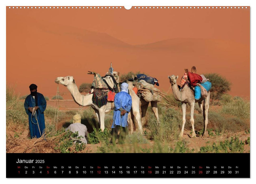 Die Sahara in Algerien / CH-Version (CALVENDO Premium Wandkalender 2025)