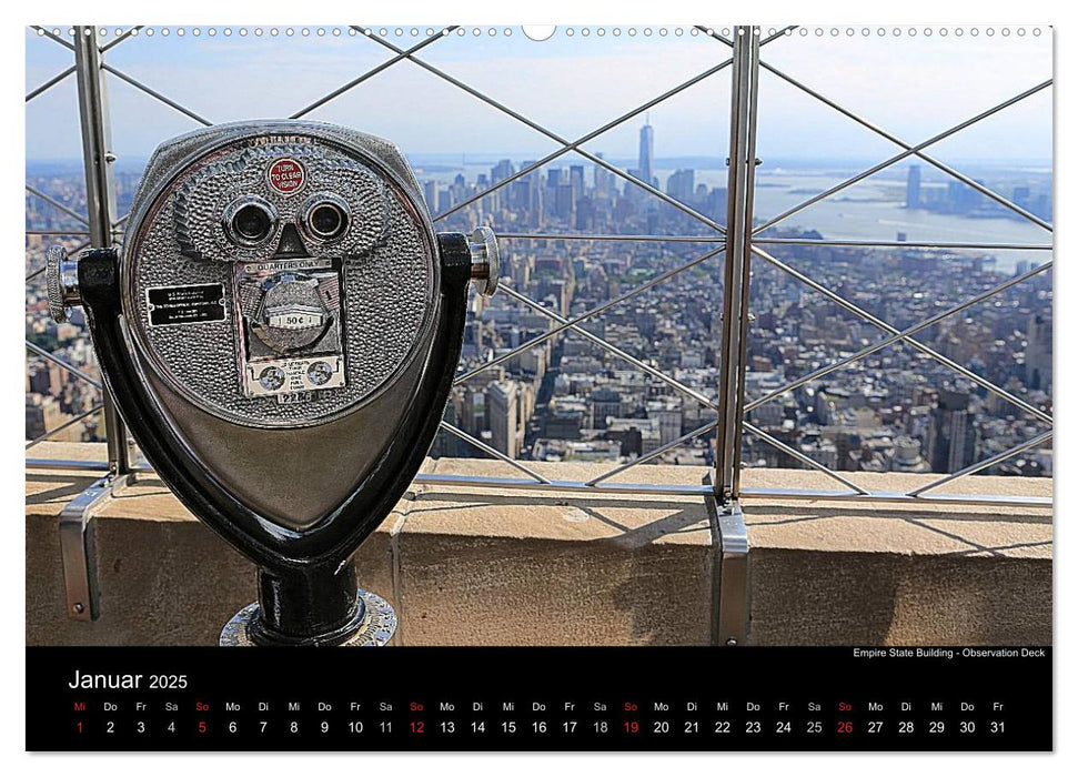 New York City (CALVENDO Premium Wandkalender 2025)