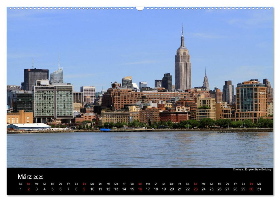 New York City (CALVENDO Premium Wandkalender 2025)