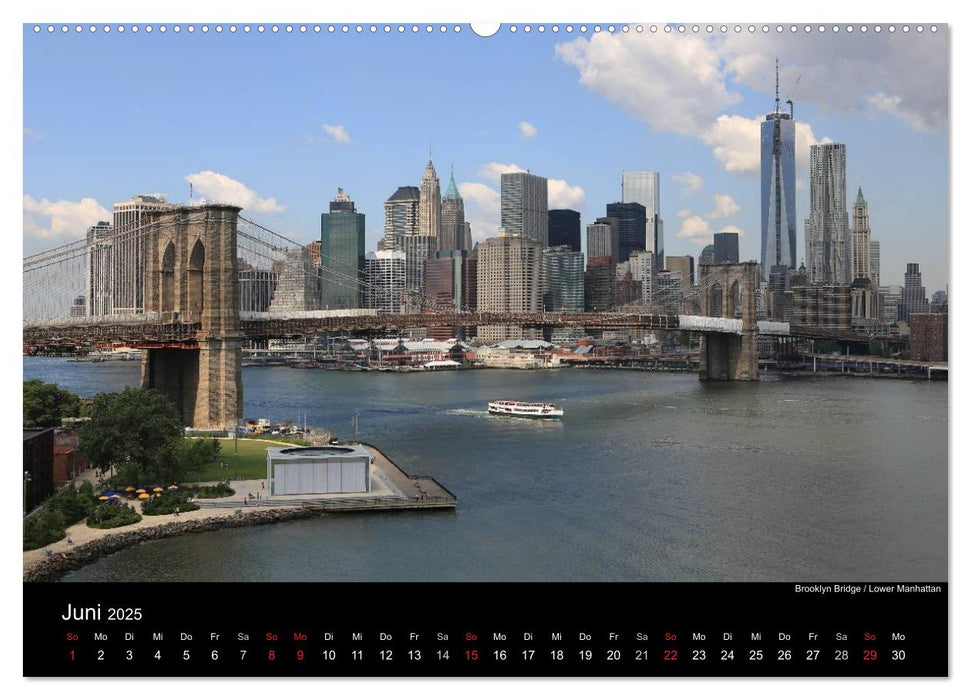 New York City (CALVENDO Premium Wandkalender 2025)