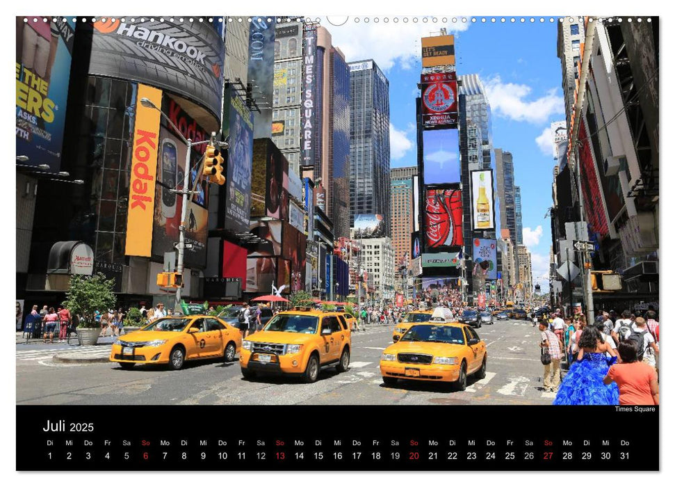 New York City (CALVENDO Premium Wandkalender 2025)