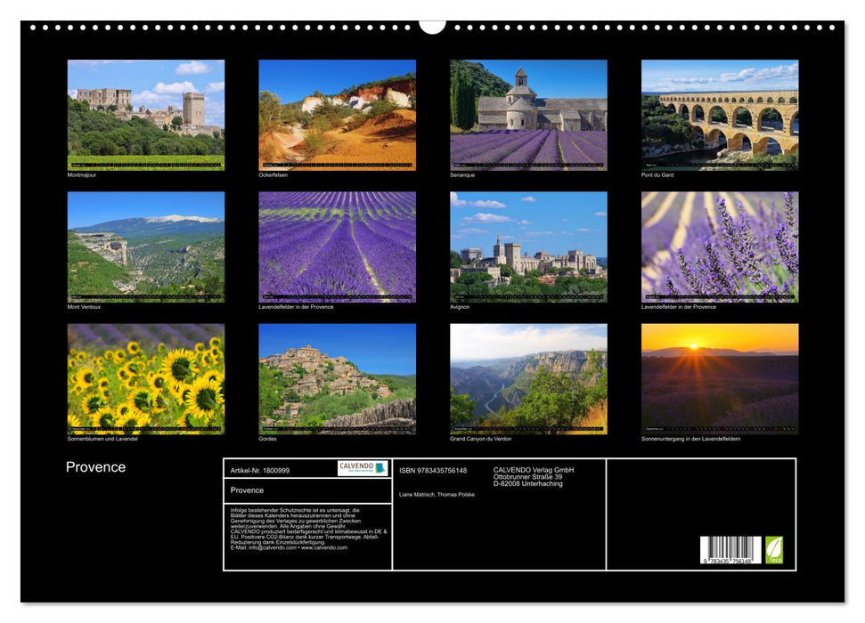 Provence (CALVENDO Wandkalender 2025)