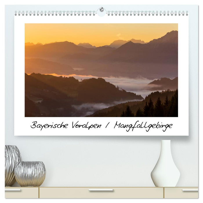 Bayerische Voralpen / Mangfallgebirge (CALVENDO Premium Wandkalender 2025)