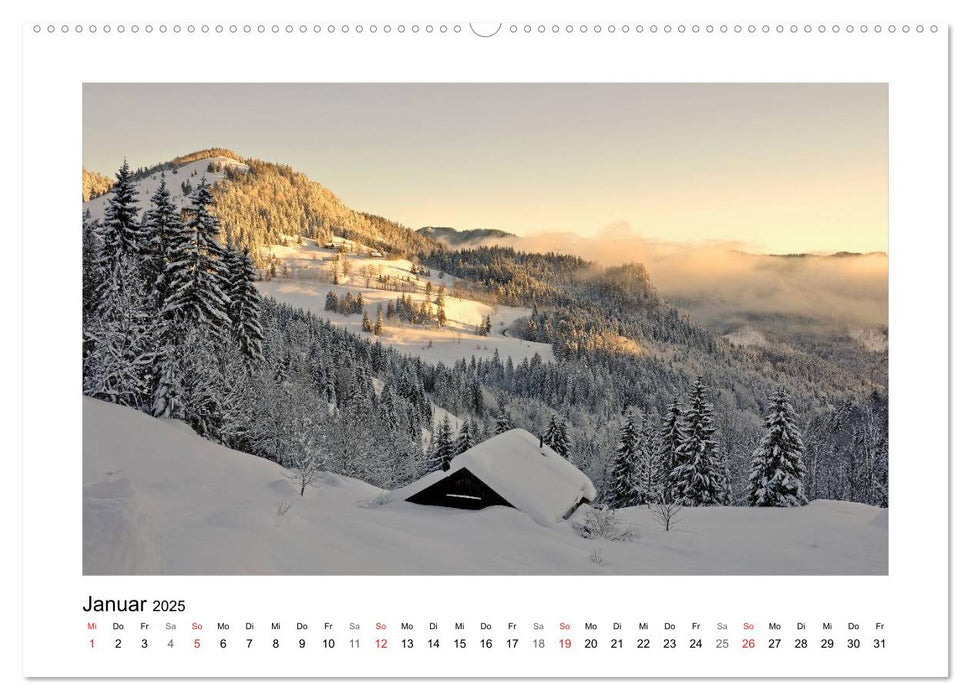 Bayerische Voralpen / Mangfallgebirge (CALVENDO Premium Wandkalender 2025)