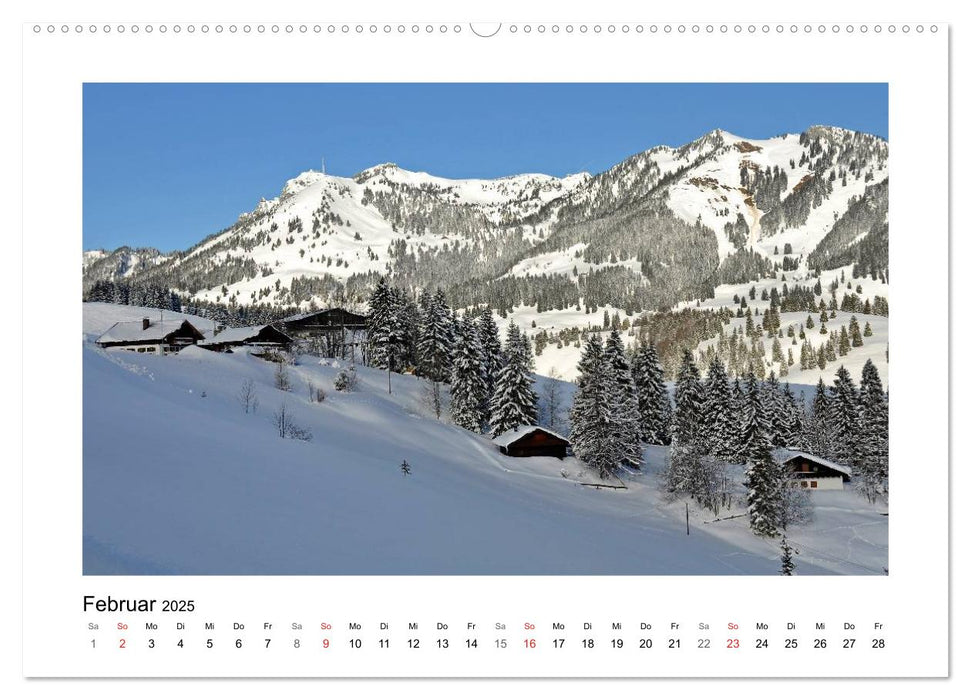 Bayerische Voralpen / Mangfallgebirge (CALVENDO Premium Wandkalender 2025)