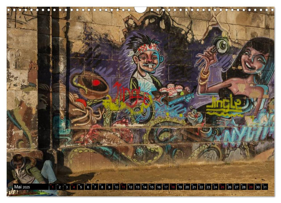 Graffiti in Wien (CALVENDO Wandkalender 2025)