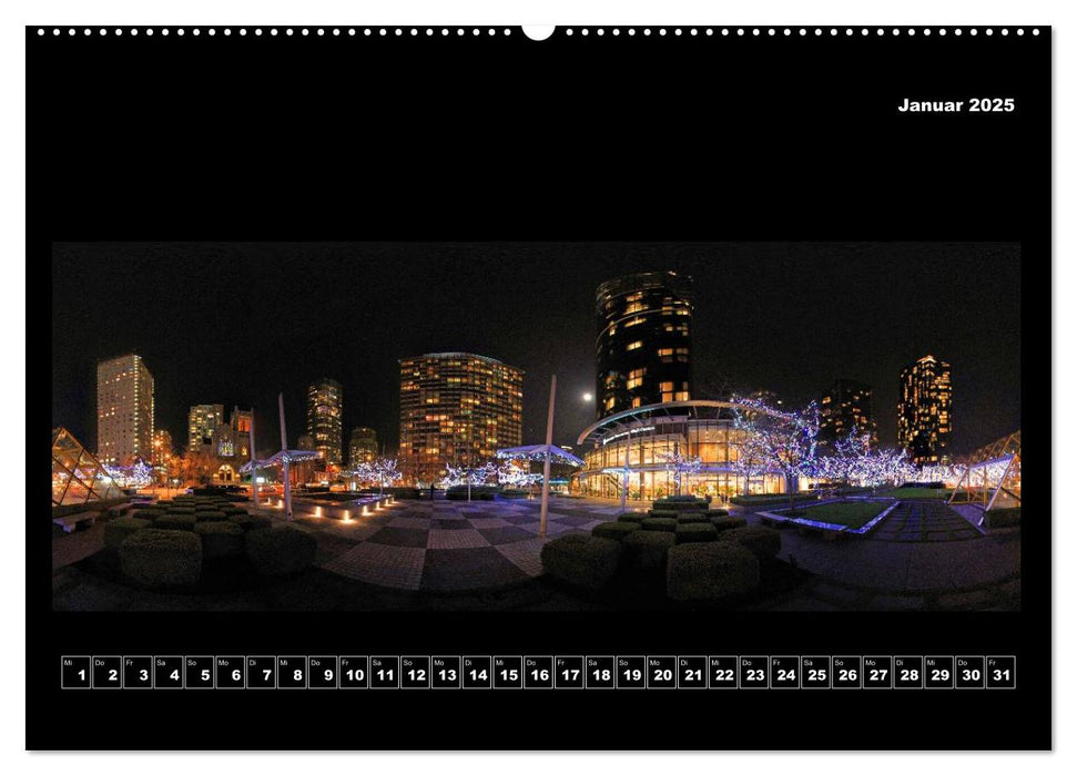 Vancouver / Kanada in faszinierender 360° Panorama-Photographie (CALVENDO Premium Wandkalender 2025)