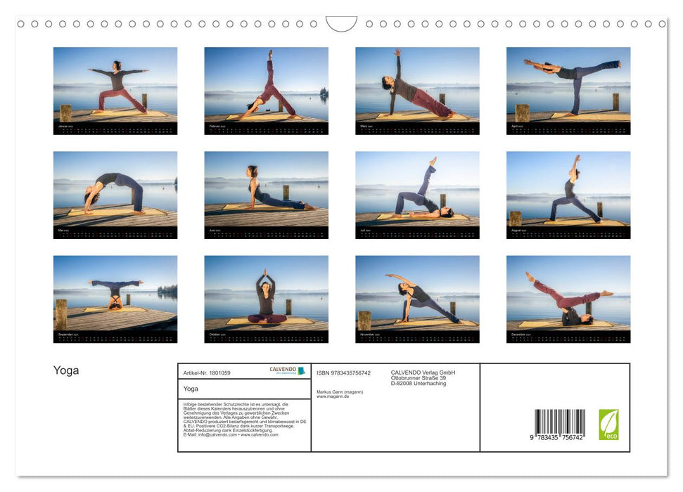 Yoga (CALVENDO Wandkalender 2025)