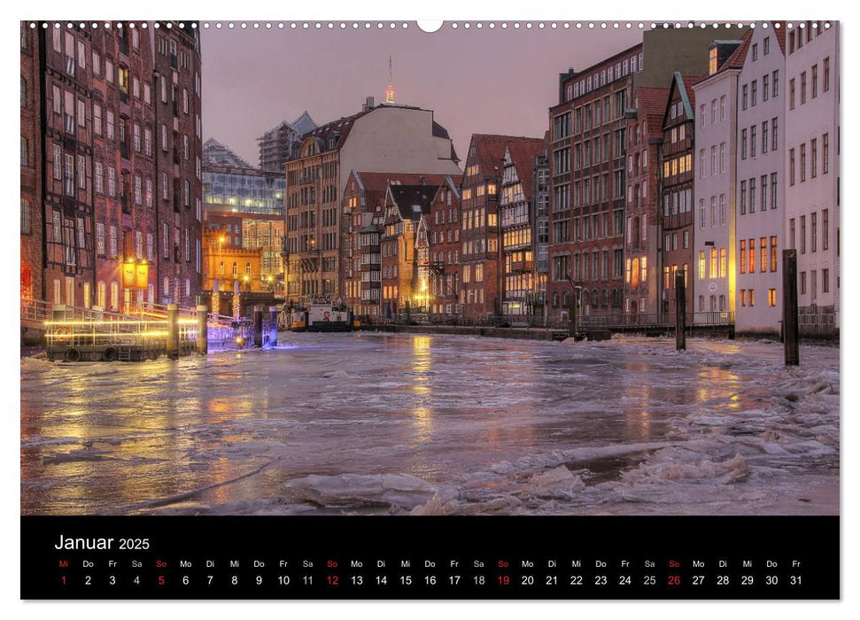 Hamburg (CALVENDO Premium Wandkalender 2025)