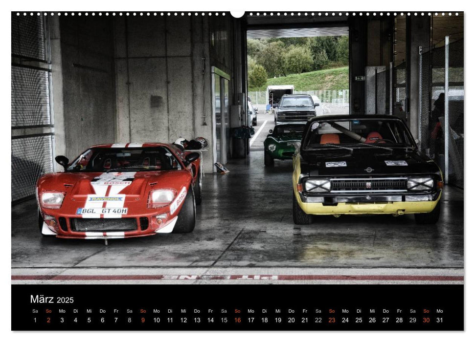 Raceday (CALVENDO Premium Wandkalender 2025)