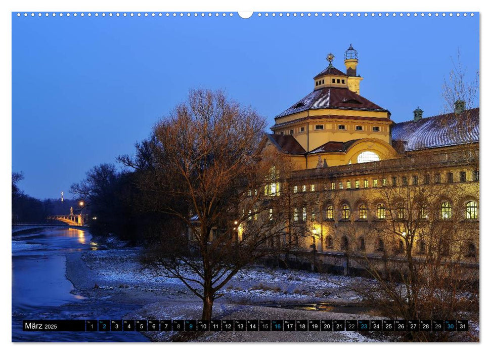 München - Facetten einer Stadt (CALVENDO Premium Wandkalender 2025)