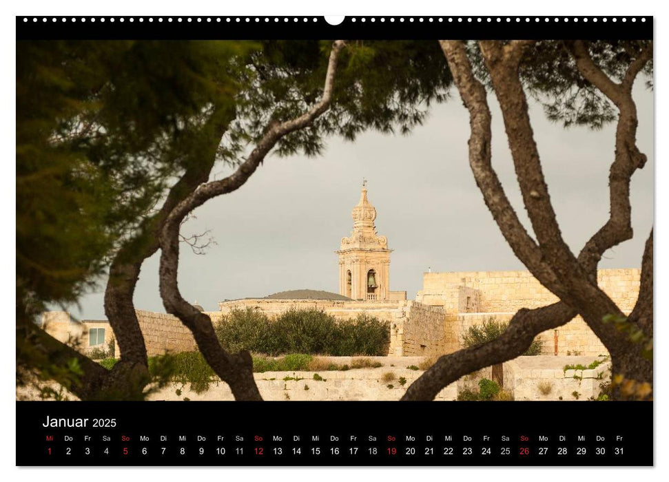 Malta & Gozo (CALVENDO Premium Wandkalender 2025)