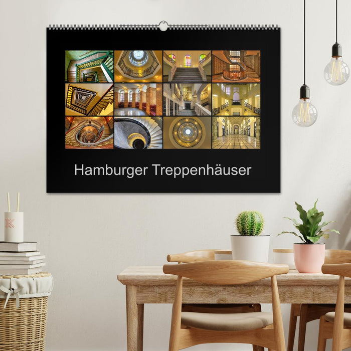 Hamburger Treppenhäuser (CALVENDO Wandkalender 2025)