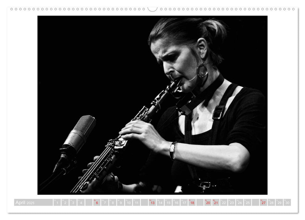 Jazz Ladies in der alten Schmiede (CALVENDO Premium Wandkalender 2025)