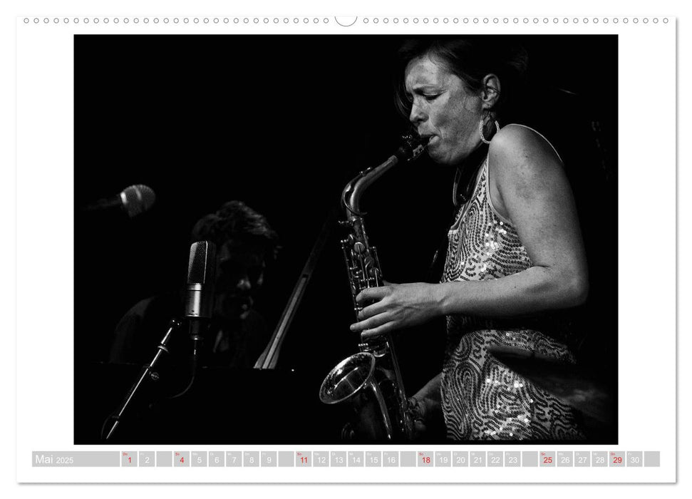 Jazz Ladies in der alten Schmiede (CALVENDO Premium Wandkalender 2025)