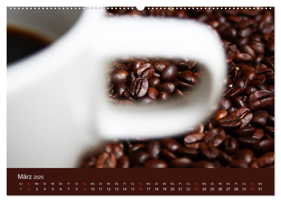 Der Kaffee ist fertig (CALVENDO Premium Wandkalender 2025)