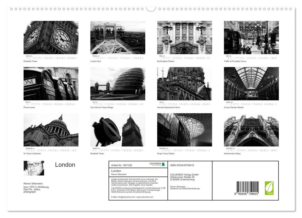 London (CALVENDO Premium Wandkalender 2025)