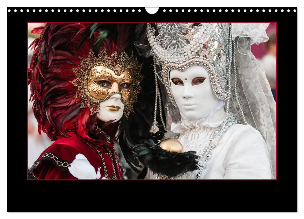 Venezianische Masken in Ludwigsburg (CALVENDO Wandkalender 2025)