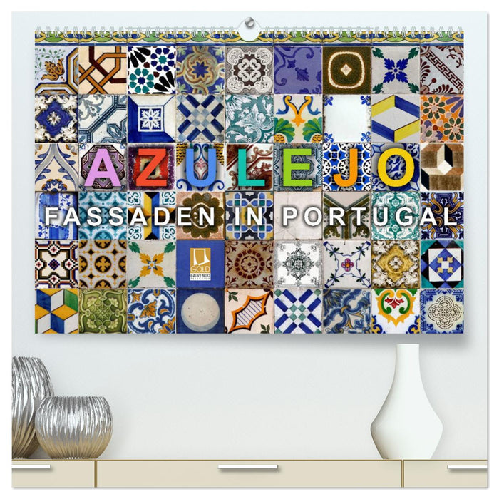 Azulejo-Fassaden in Portugal (CALVENDO Premium Wandkalender 2025)