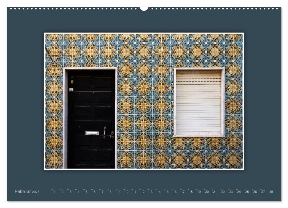 Azulejo-Fassaden in Portugal (CALVENDO Premium Wandkalender 2025)
